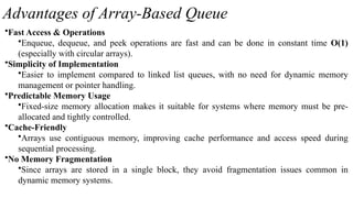 QueueArrlink-A linear data structure that follows FIFO (First In, First ...