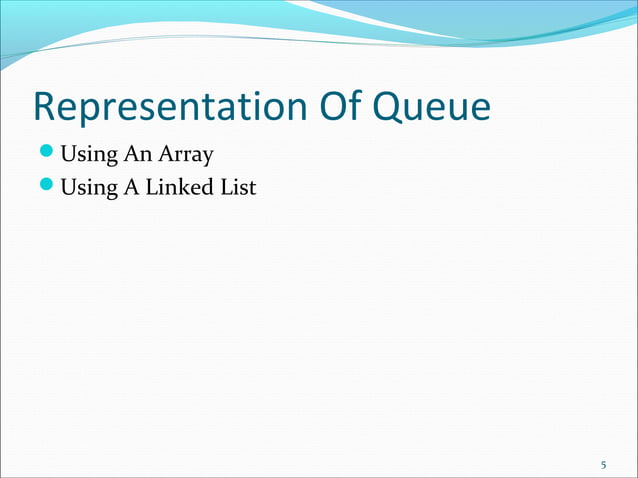 Queue Data Structure | PPT