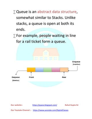 Queue in data structure | PDF