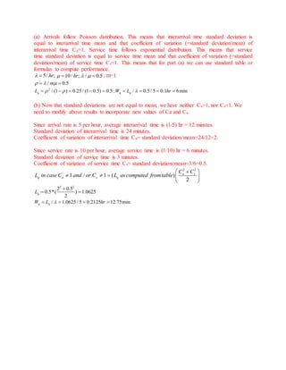 Queueing model | DOCX