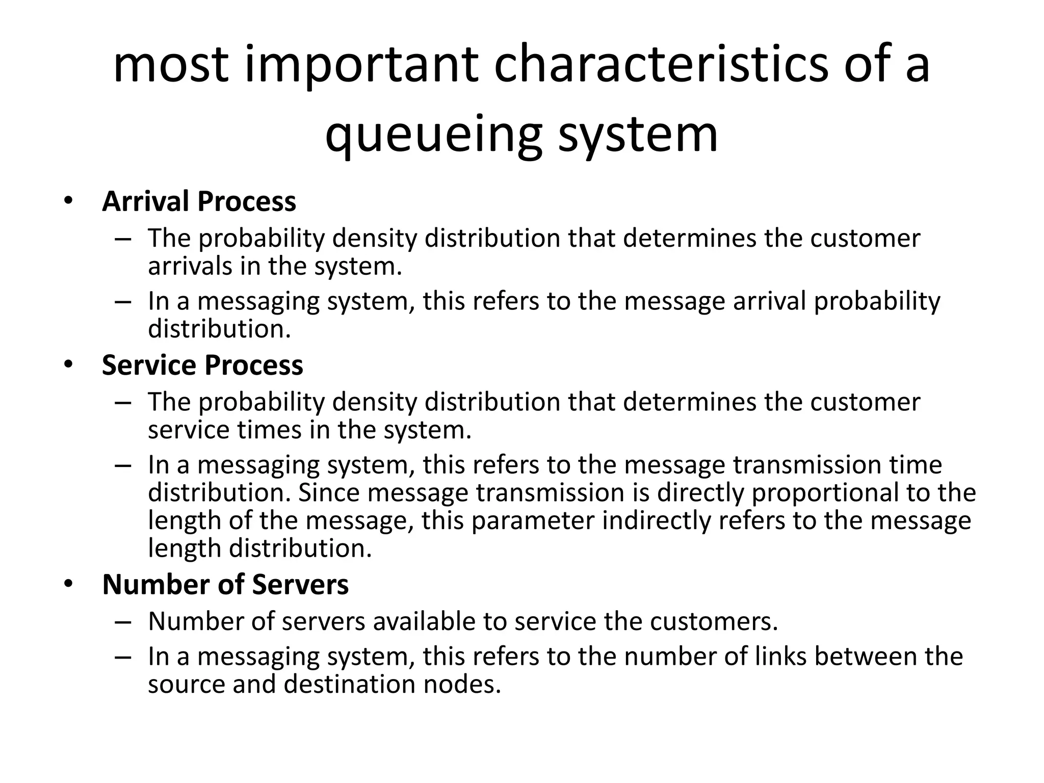 Queueing theory basics | PPT | Computer Networking | Computing