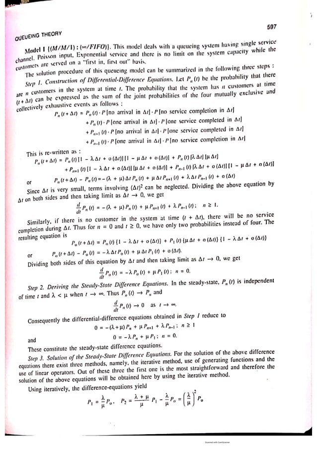 Queueing Theory Notes pdf Free Download Queueing theory notes pdf free download