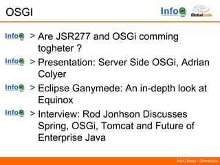 Material da palestra sobre Queue Java na InfoQ - Por Yara Senger