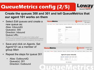 QueueMetrics Icon Agent Page and Elastix Integration | PDF
