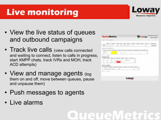 QueueMetrics Icon Agent Page and Elastix Integration | PDF