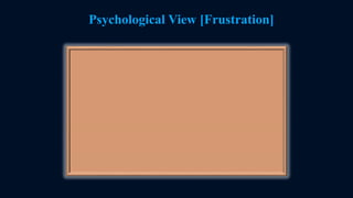 Psychological View [Frustration]
 