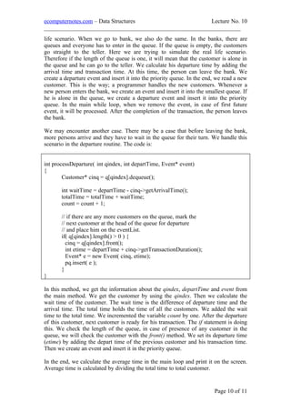 e computer notes - Queues | DOC
