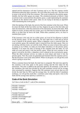 e computer notes - Queues | DOC