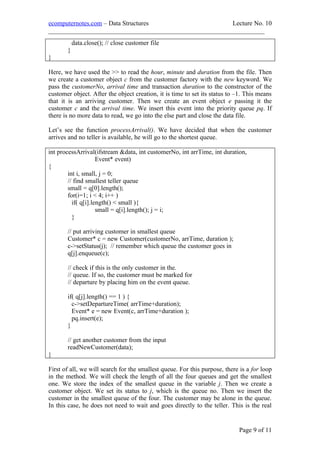 e computer notes - Queues | DOC