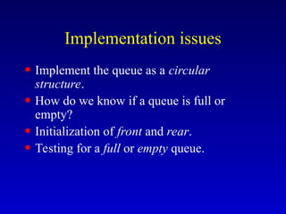 Queues - Data structure and algorithm.ppt