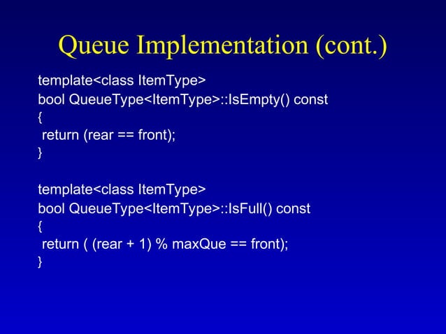 Queues in C++ detailed explanation and examples .ppt
