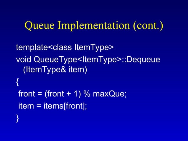 Queues in C++ detailed explanation and examples .ppt