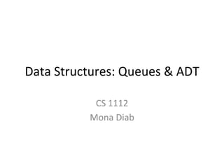Queue ADT for data structure for computer | PDF | Programming Languages ...