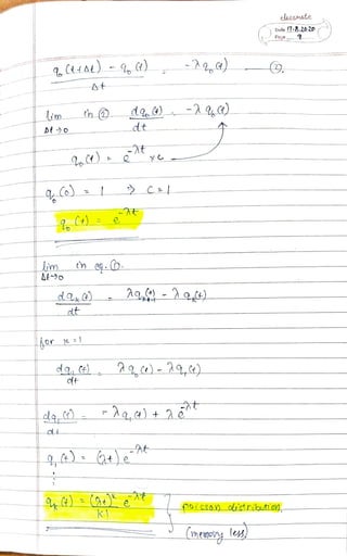 lassmate
Date17:8.2020
Page
9CtHAL t ) a)
n da,) -2a)im
dt
, )
Co) C
C ) e
im
Ao
da)
dt
daCt 29,ce)29,4)_
) (a)
k
(mepvyle
 