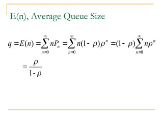 Queue Equations Queuing Theories and Model with Practice.ppt