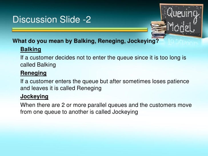 Queueing meaning