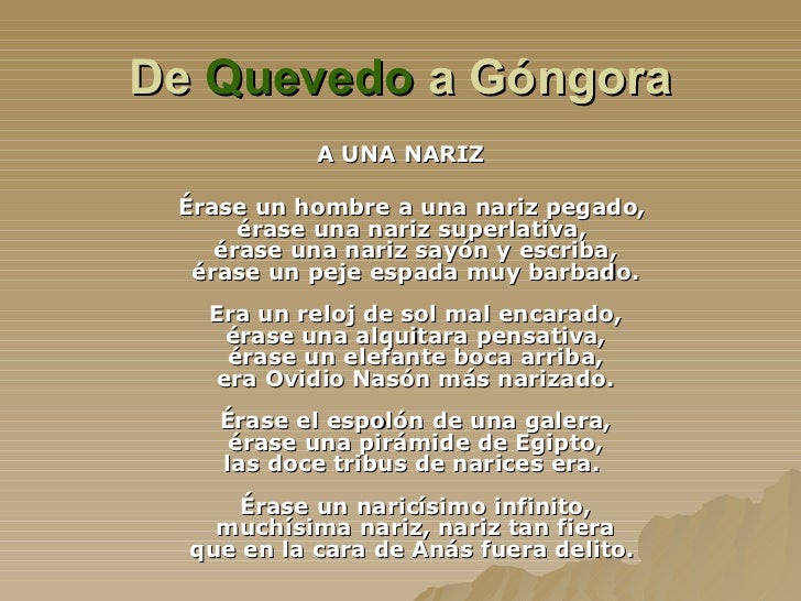 Quevedo y Góngora: rivales