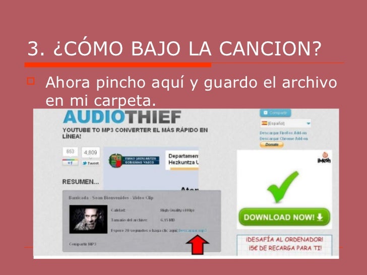 Qué hay que hacer para bajar musica