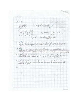 Taller: Soluciones Quimicas.