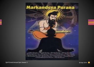 28 Sept 2014
Qui9 Grand Annual Quiz Season 3
 