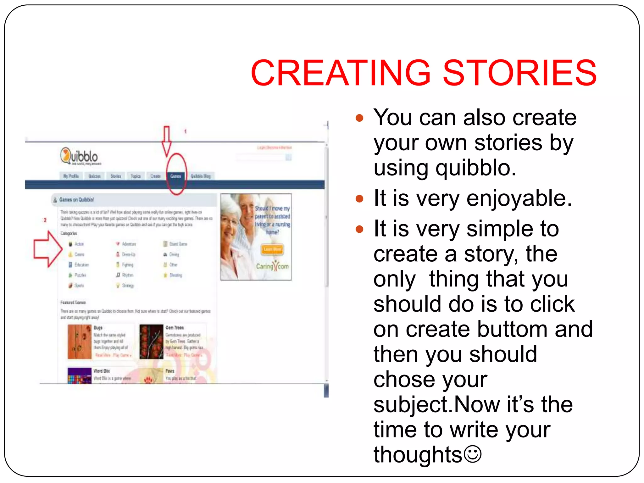 Oryou can searchforQuizesaboutthesubjectthatyoulike.