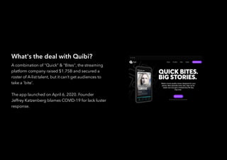 Miss X MRS | Quibi Case Study | PDF