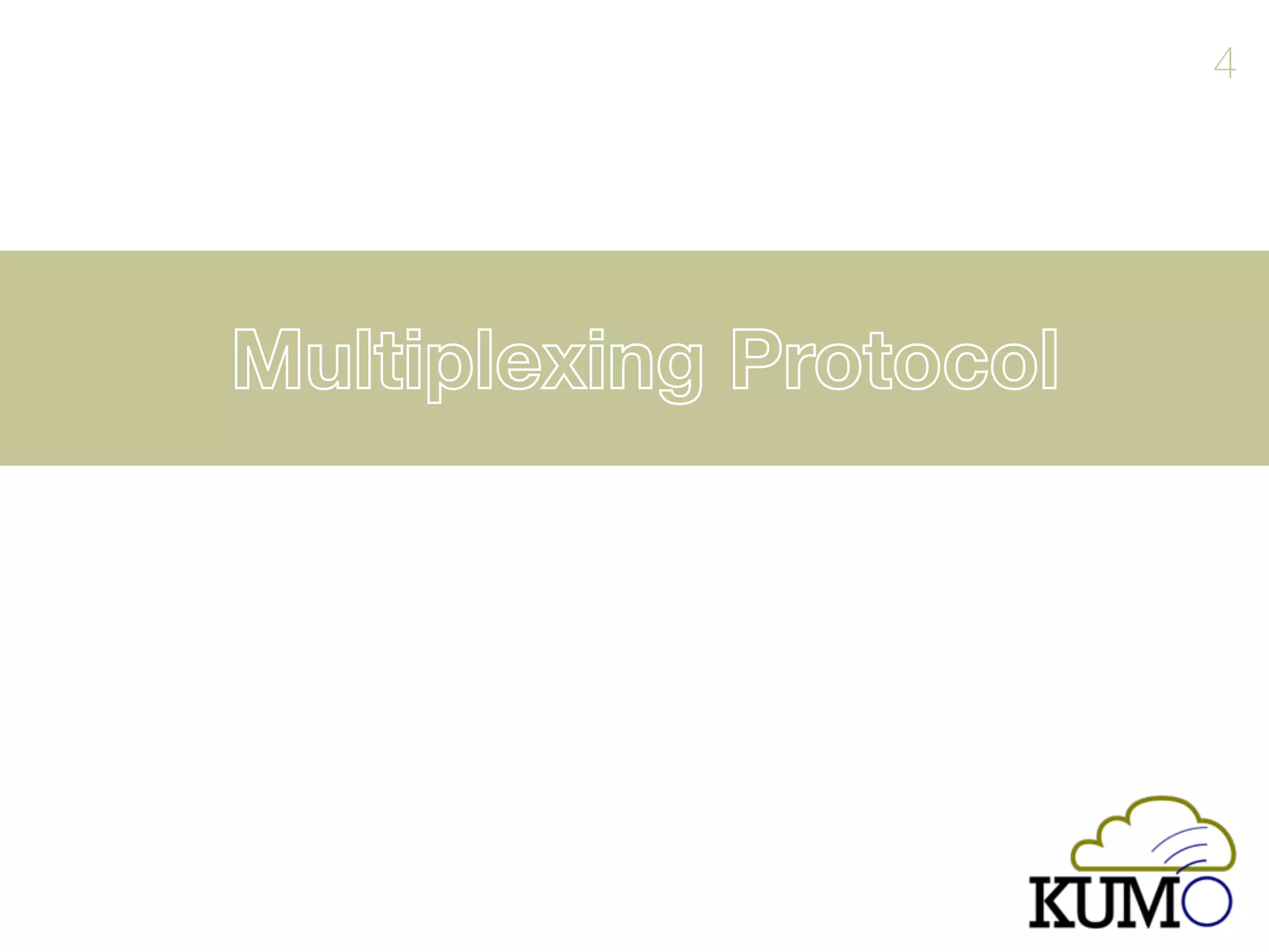 Multiplexing Protocol
4
 