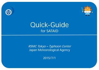 [Quick guide]sataid for-wis | PDF