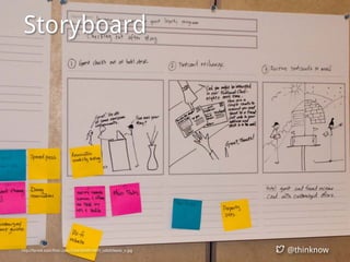 @thinknowhttp://farm4.staticflickr.com/3224/3634514075_ce82b9eedc_o.jpg
Storyboard
@thinknow
 