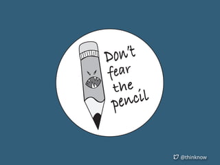 @thinknow
the
pencil
fear
Don’t
 