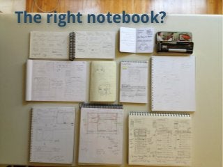 The right notebook?
 