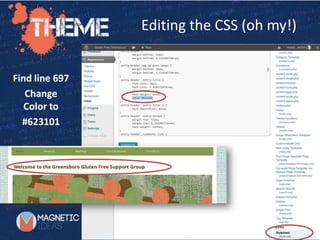 Editing the CSS (oh my!)
Find line 697
Change
Color to
#623101
 