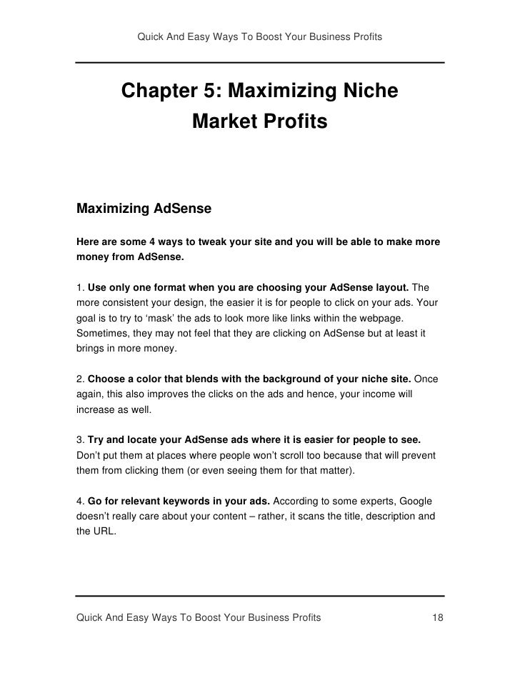 Quick And Easy Ways To Boost Your Business!    Profits - 