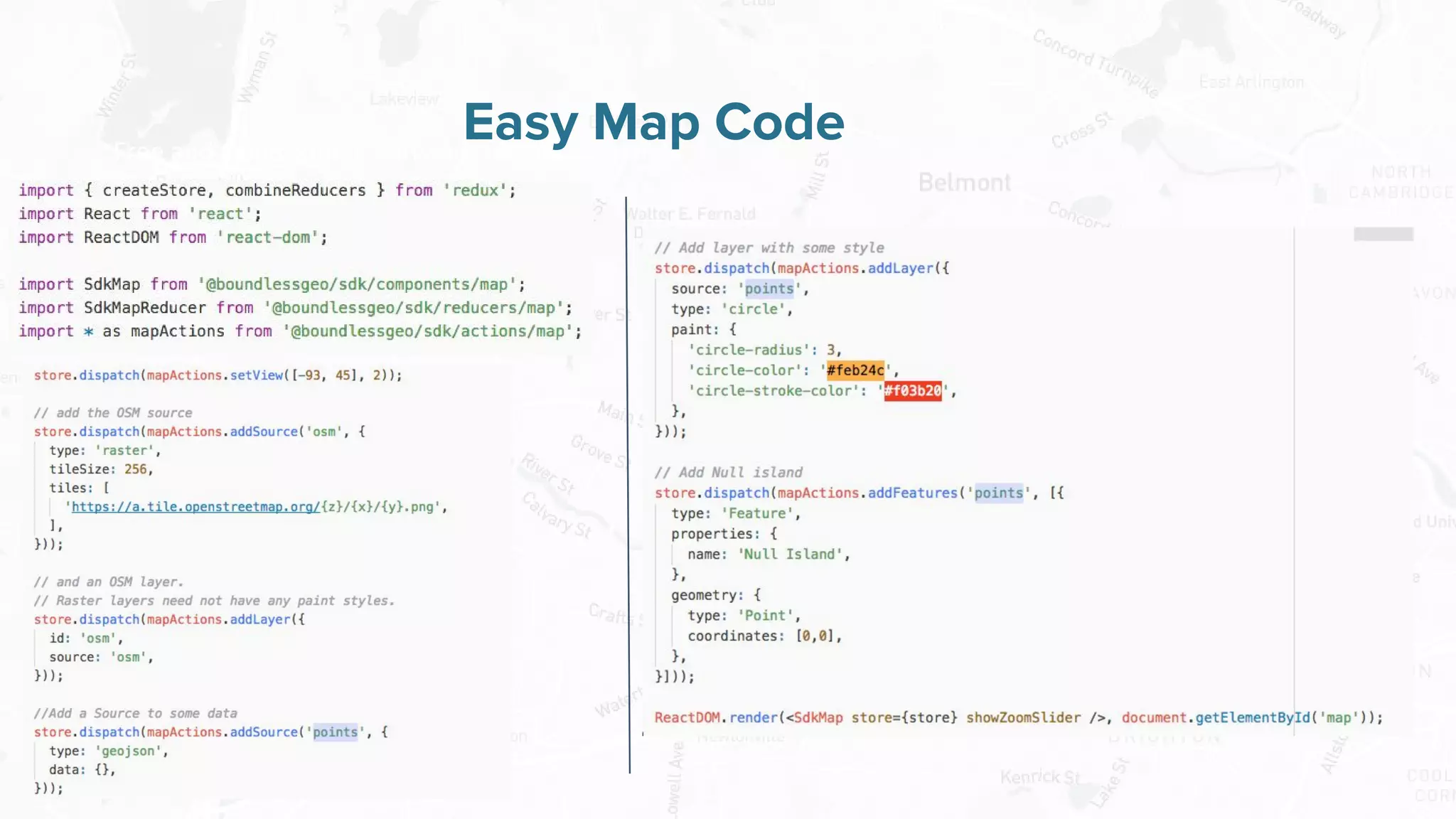 Free and Open Source Software for Geospatial
Easy Map Code
 