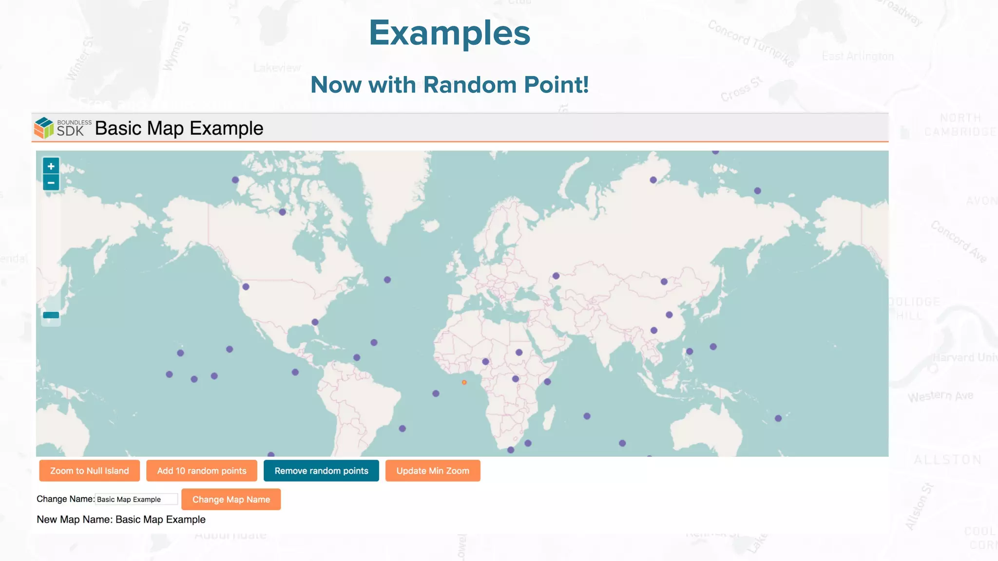 Free and Open Source Software for Geospatial
Examples
Now with Random Point!
 