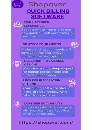 Step-by-Step Guide to Choosing the Right Billing Software | PDF