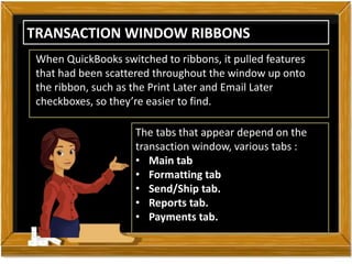 Quickbooks Top Ribbon Quickbooks | PPTX