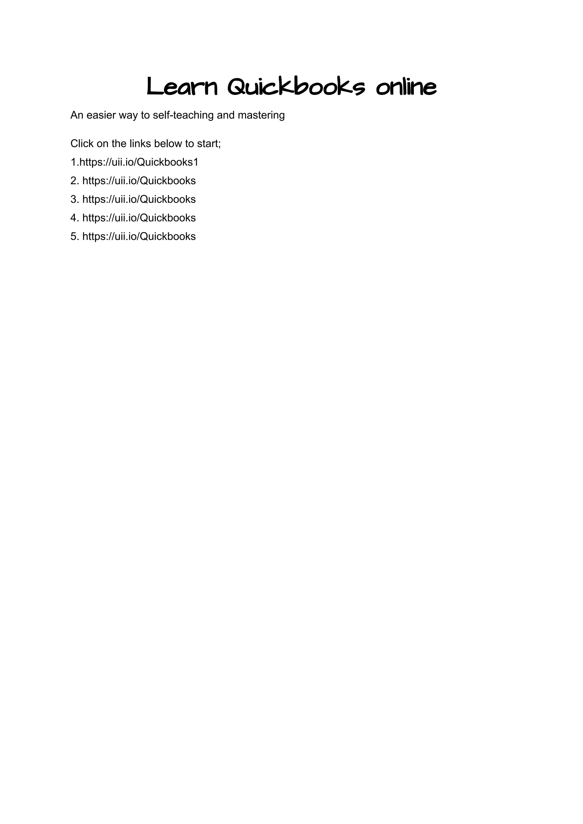 Intuit Quickbooks Work Sheet.pdf Quickbooks | PDF