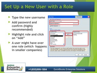 Quickbooks User Roles Quickbooks Enterprise solutions | PPT