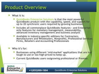 Quickbooks Enterprise solutions | PPT