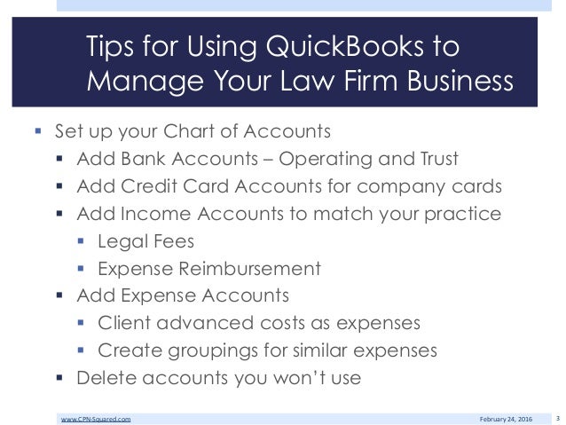 Law Firm Chart Of Accounts