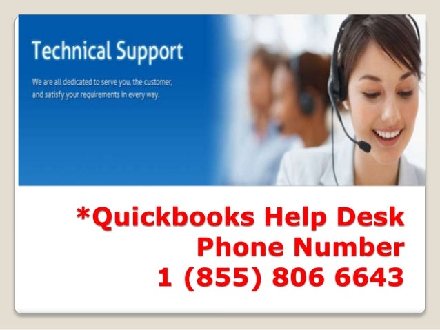 Intuit Quickbooks Help Desk Phone Number 1 855 806 6643 Hel