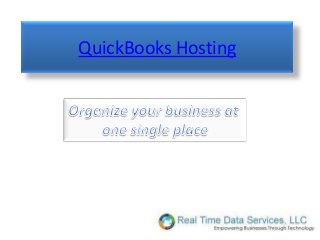 QuickBooks Hosting
 