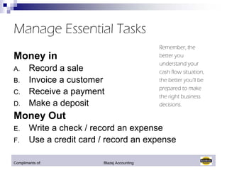 Quick Books Managing Your Business Finances