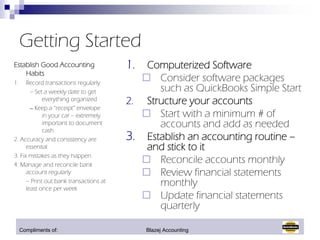 Quick Books Managing Your Business Finances