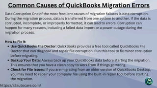 QuickBooks Migration Error: What Went Wrong and How to Fix It | PPT