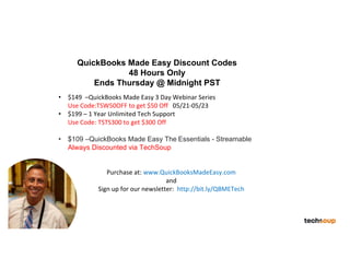 QuickBooks Online Plus for New Nonprofit Users | PDF