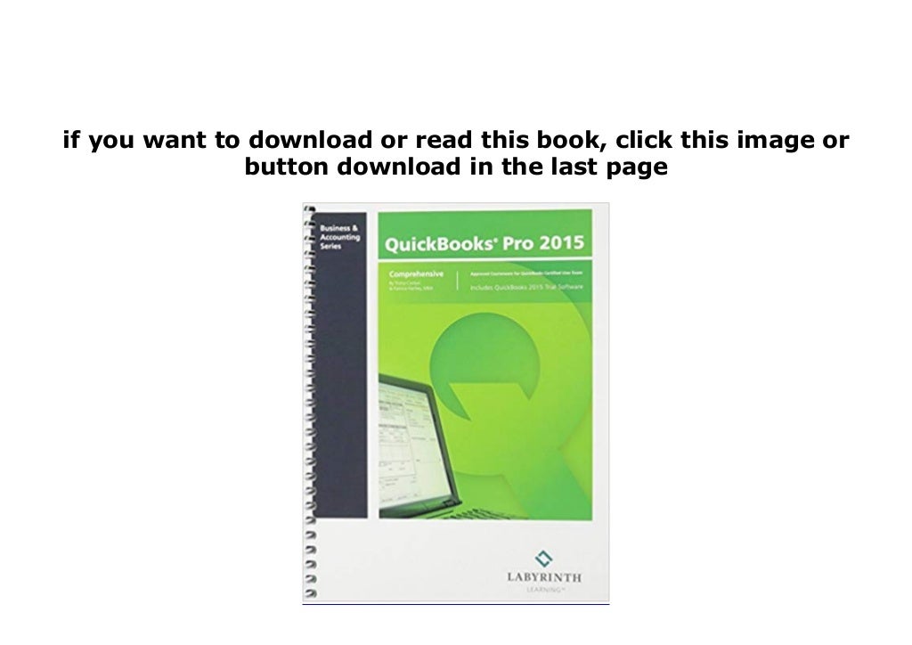 intuit quickbooks 2015 user books