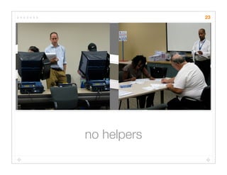 Quick Cheap Insightful: Usability testing in the wild