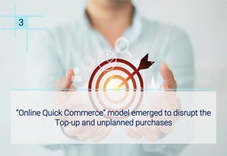 17
© RedSeer
“Online Quick Commerce” model emerged to disrupt the
Top-up and unplanned purchases
3
 